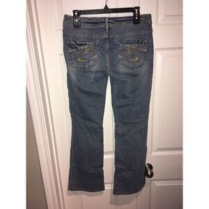 SILVER "TONI 21" Flare Cut, Women's Denim Blue Jeans, Dark Wash, Size 29 x 33